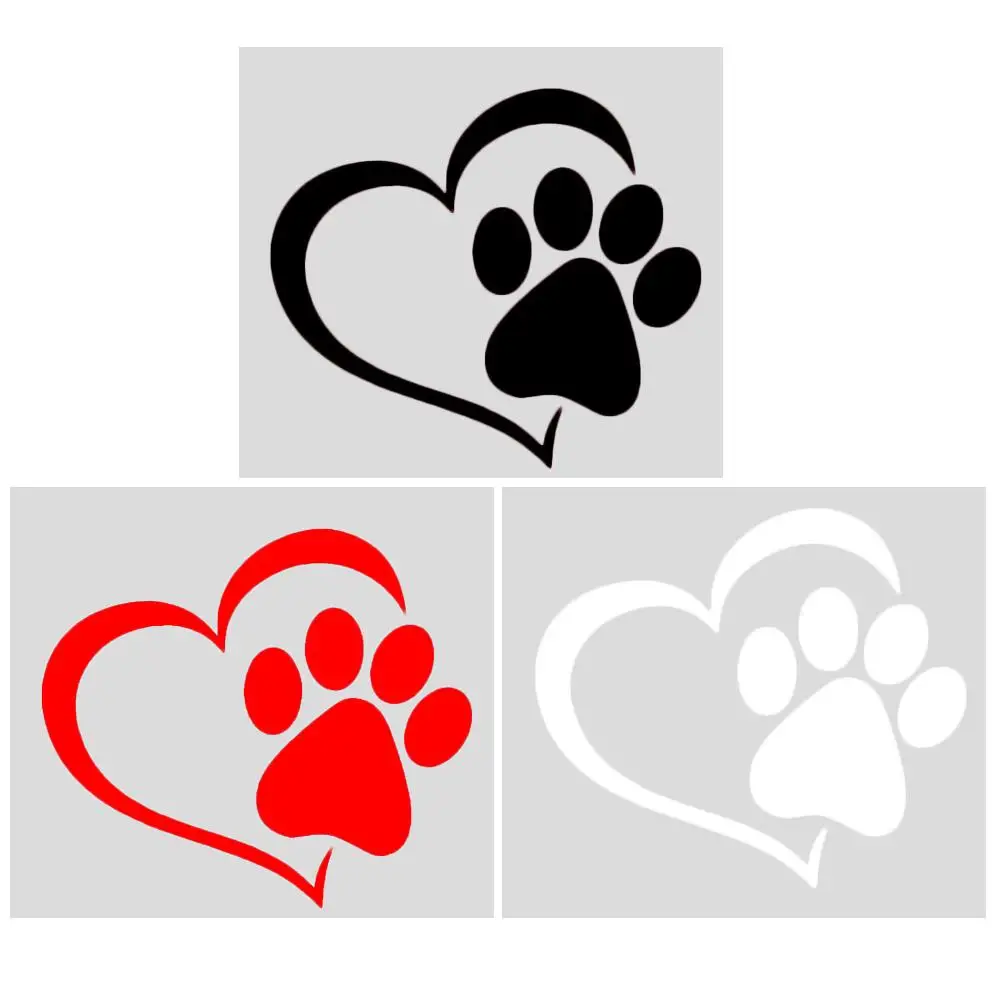 1 PCS Reflective Car Dog Stickers Decals Heart Paw Automotive Exterior Products Black Red White Car Accessories Exterior
1 PCS Reflective Car Dog Stickers Decals Heart Paw Automotive Exterior Products Black Red White Car Accessories Exterior