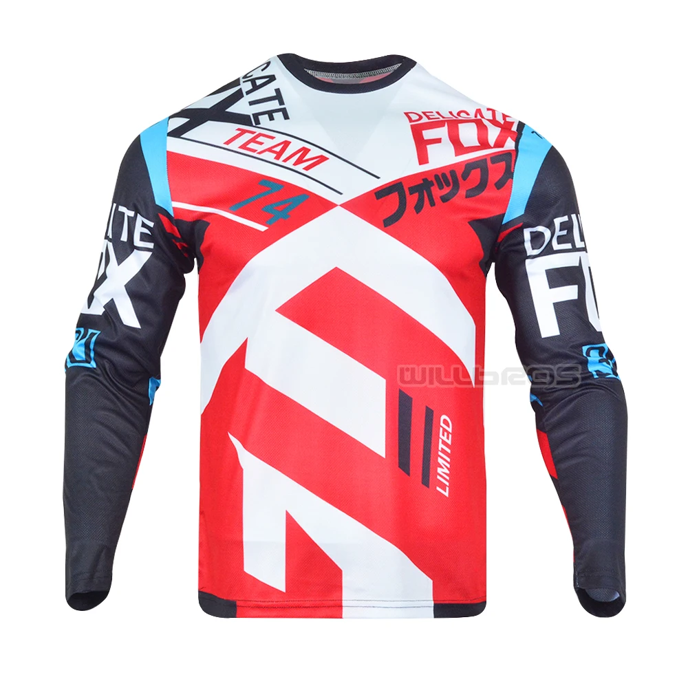 MX GP Jersey Delicate Fox Motocross Riding Off-road Dirt Bike Bicycle Motorcycle T-shirt Mens Downhill BMX DH Cycling
MX GP Jersey Delicate Fox Motocross Riding Off-road Dirt Bike Bicycle Motorcycle T-shirt Mens Downhill BMX DH Cycling