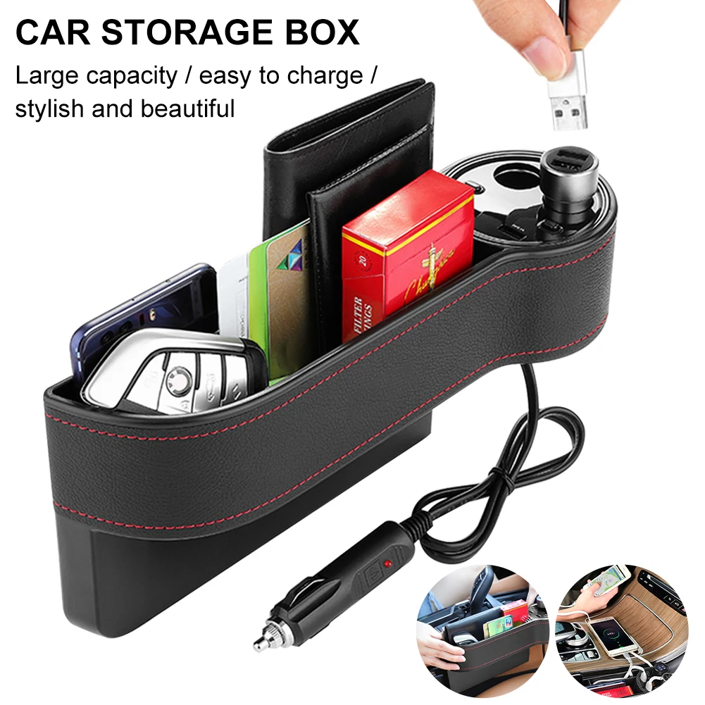Car Seat Gap Filtter Storage Box Cup with 2 Usb Pocket Catcher Organizer Phone Bottle Cups Holder Multifunctional Car Accessorie
Car Seat Gap Filtter Storage Box Cup with 2 Usb Pocket Catcher Organizer Phone Bottle Cups Holder Multifunctional Car Accessorie