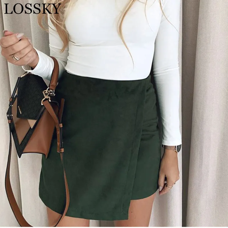 Women 2020 Summer Sexy Solid Bodycon Mini Skirt Colot Split Slim Warp Short Pencil Skirts Womens Work Saia Faldas Mujer Moda 
Women 2020 Summer Sexy Solid Bodycon Mini Skirt Colot Split Slim Warp Short Pencil Skirts Womens Work Saia Faldas Mujer Moda