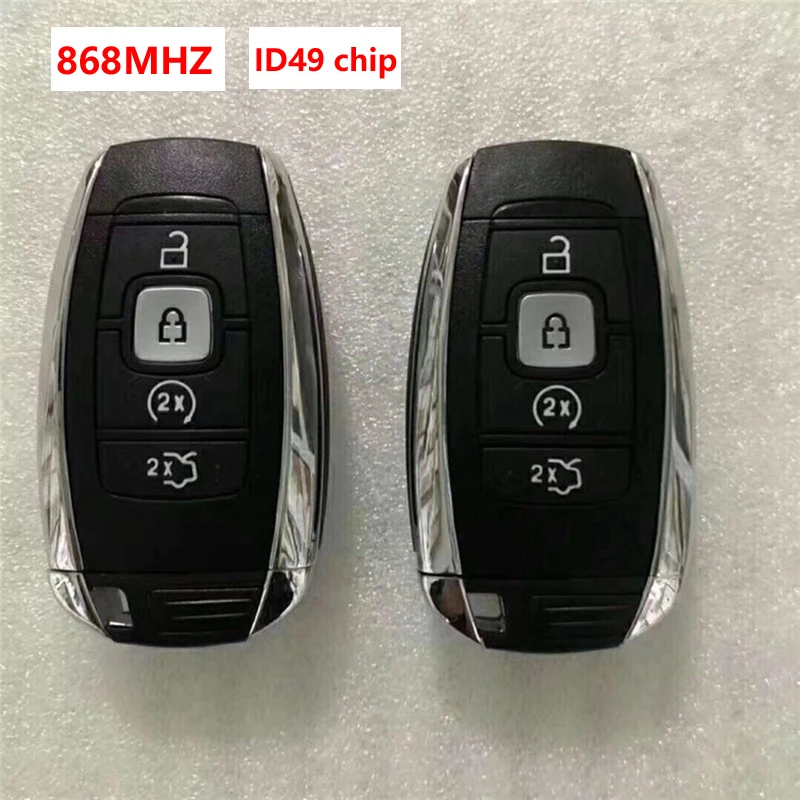 4 Buttons Car Keyless Smart Remote Key 868Mhz ID49 Chip for Lincoln MKC MKZ MKX NAVIGATOR Taurus Intelligent Remote Key
4 Buttons Car Keyless Smart Remote Key 868Mhz ID49 Chip for Lincoln MKC MKZ MKX NAVIGATOR Taurus Intelligent Remote Key