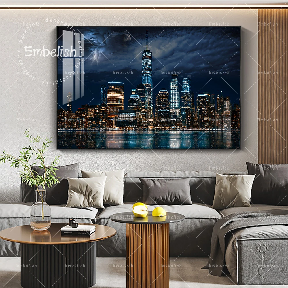 1 Pieces Abstract Cloud New York City Night Landscape Wall Art Pictures Modern Home Decor HD Canvas Paintings For Living Room
1 Pieces Abstract Cloud New York City Night Landscape Wall Art Pictures Modern Home Decor HD Canvas Paintings For Living Room