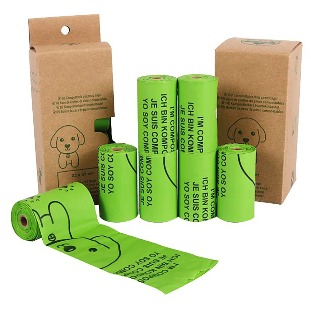 4Rolls/8rolls Compostable Disposable Poo Bags Pet Biodegradable Corn Starch Dog Poop Bag
4Rolls/8rolls Compostable Disposable Poo Bags Pet Biodegradable Corn Starch Dog Poop Bag