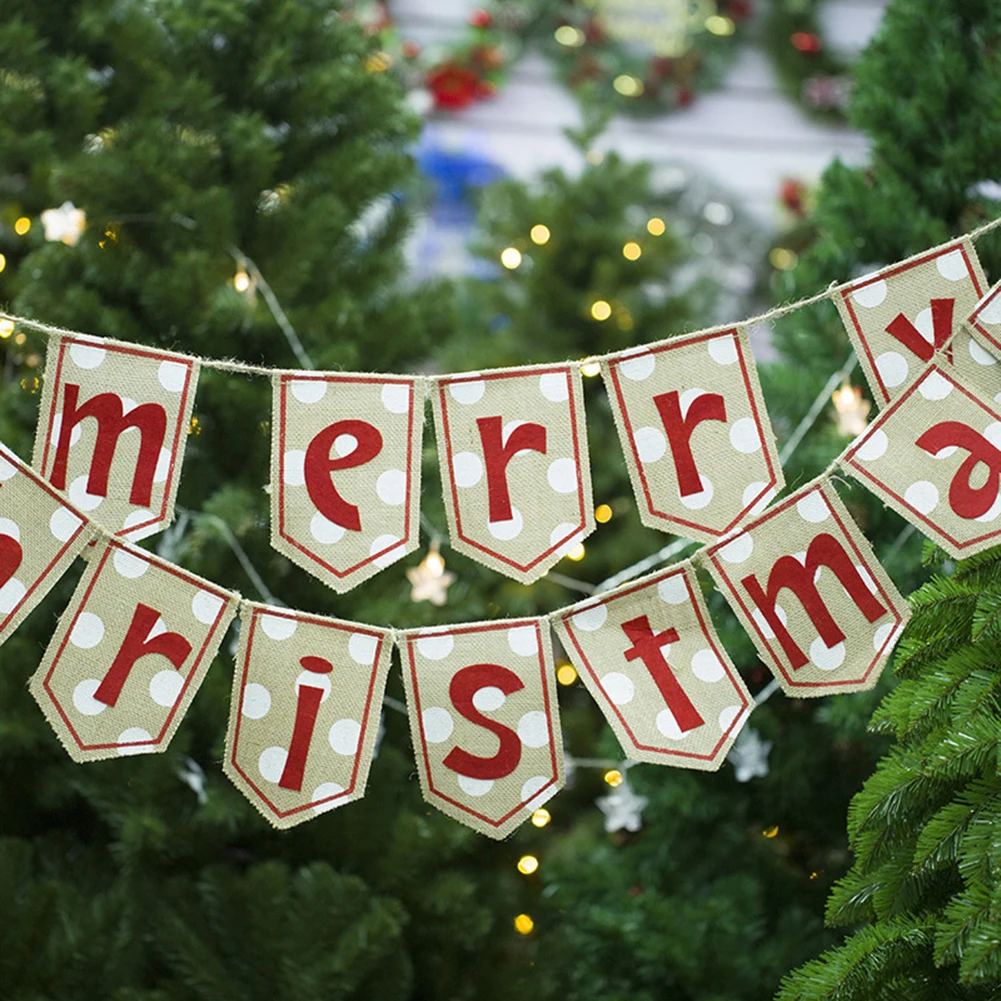 120cmx18cm Linen Hanging Flag Reusable Cloth Merry Christmas Craft Home Decor LXW Xmas Hanging Flag
120cmx18cm Linen Hanging Flag Reusable Cloth Merry Christmas Craft Home Decor LXW Xmas Hanging Flag