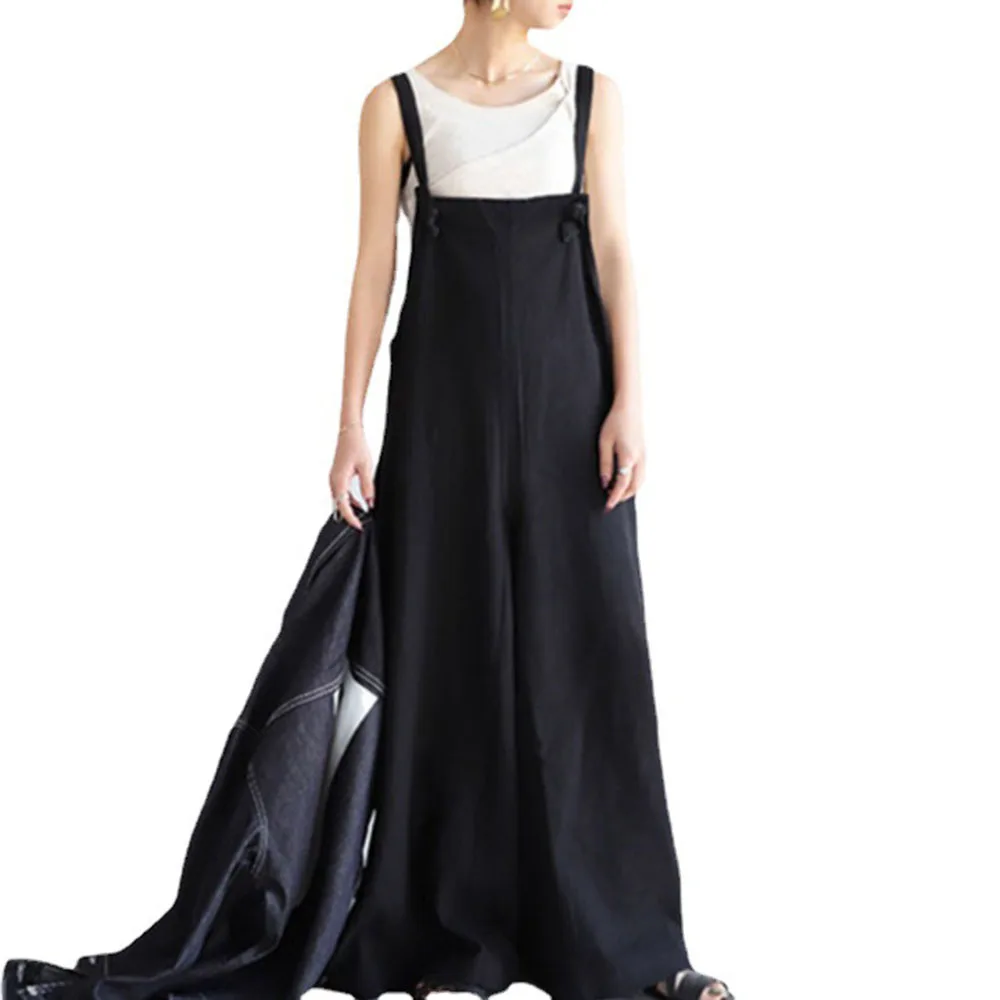 Japanese Casual Jumpsuit Drape Lazy Overalls 2021 Summer New Loose Patchwork Pocket Solid Color Cotton Linen Wide Legs
Japanese Casual Jumpsuit Drape Lazy Overalls 2021 Summer New Loose Patchwork Pocket Solid Color Cotton Linen Wide Legs
