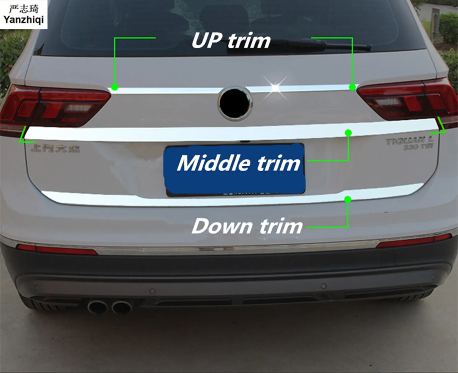 Stainless steel Rear Tail Trunk Lid Molding Cover Trim accessories car styling for 2016 2017 2018 Volkswagen VW Tiguan mk2
Stainless steel Rear Tail Trunk Lid Molding Cover Trim accessories car styling for 2016 2017 2018 Volkswagen VW Tiguan mk2