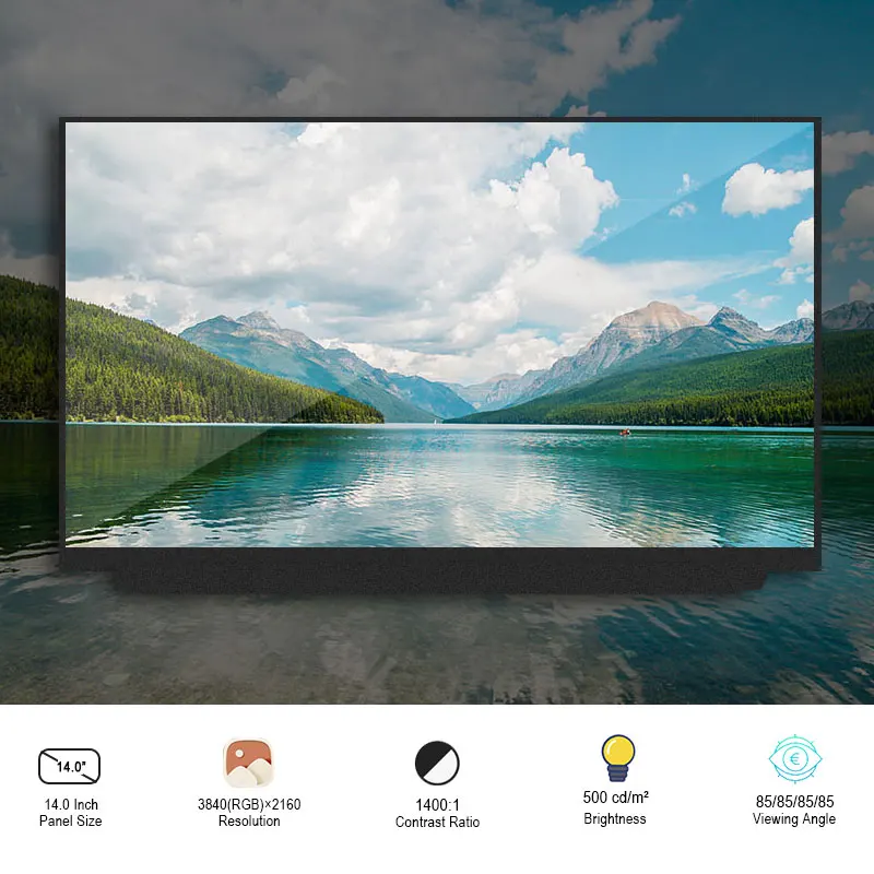 Φ BOE 14-дюймовый Φ 4K ЖК-модуль, панель экрана IPS UHD 3840X2160 eDP, 40-контактный разъем для планшетного ПК, ноутбука
Φ BOE 14-дюймовый Φ 4K ЖК-модуль, панель экрана IPS UHD 3840X2160 eDP, 40-контактный разъем для планшетного ПК, ноутбука