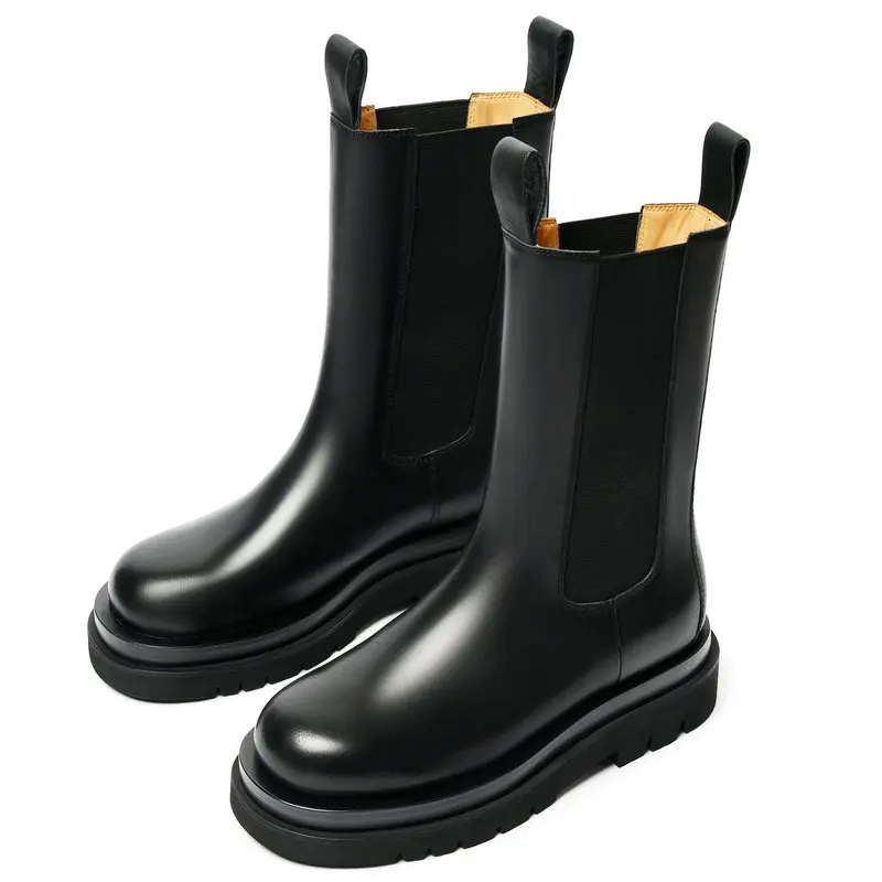 New Women Chelsea Boots Punk Style Autumn Women's Mid Calf Boots Ladies Fashion Martin Boots Platform Winter Warm Female Boots
New Women Chelsea Boots Punk Style Autumn Women's Mid Calf Boots Ladies Fashion Martin Boots Platform Winter Warm Female Boots