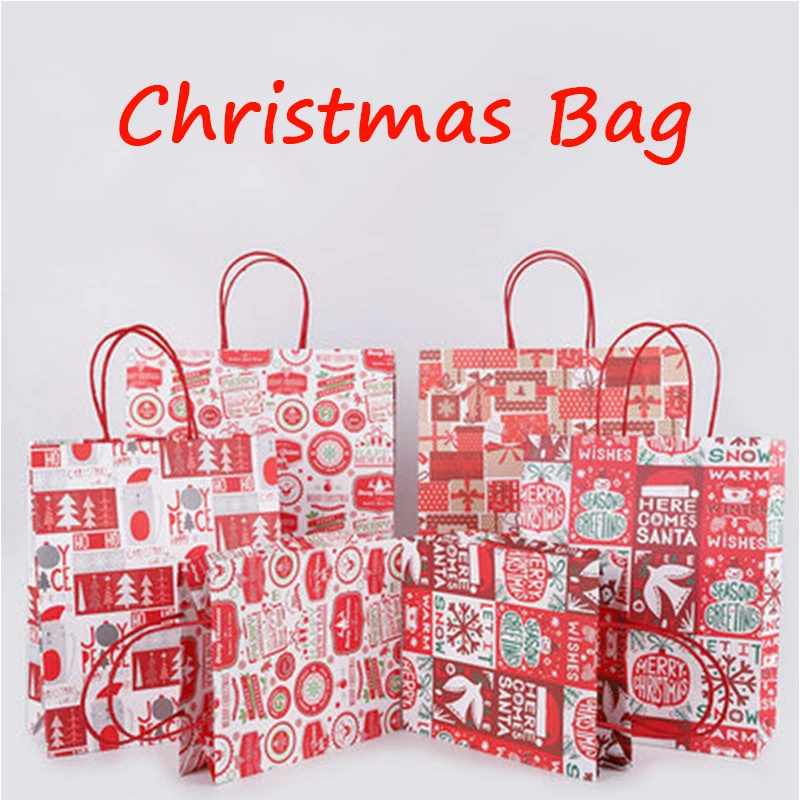 12pcs Christmas Gift Bags With Handle Kraft Paper Bag Kids Party Favors Bags Box Christmas Decoration Home Xmas Cake Candy Bag
12pcs Christmas Gift Bags With Handle Kraft Paper Bag Kids Party Favors Bags Box Christmas Decoration Home Xmas Cake Candy Bag