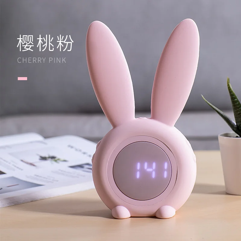 Cute Cartoon Digital Clock Led Intelligent Date Temperature Bedroom Electronic Digital Clock Reloj Mesa Home Decor Clock DB60SZ
Cute Cartoon Digital Clock Led Intelligent Date Temperature Bedroom Electronic Digital Clock Reloj Mesa Home Decor Clock DB60SZ