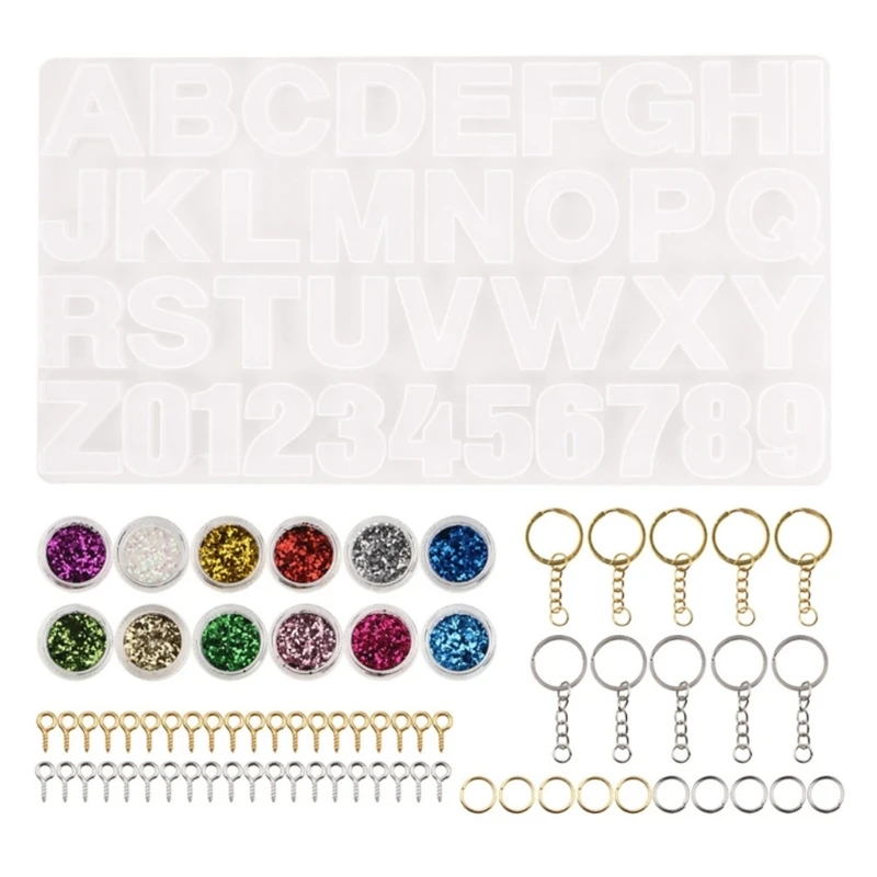 Crystal Epoxy Resin Mold Capital Letters Pendant Casting Silicone Mould DIY Crafts Jewelry Making Tools
Crystal Epoxy Resin Mold Capital Letters Pendant Casting Silicone Mould DIY Crafts Jewelry Making Tools
