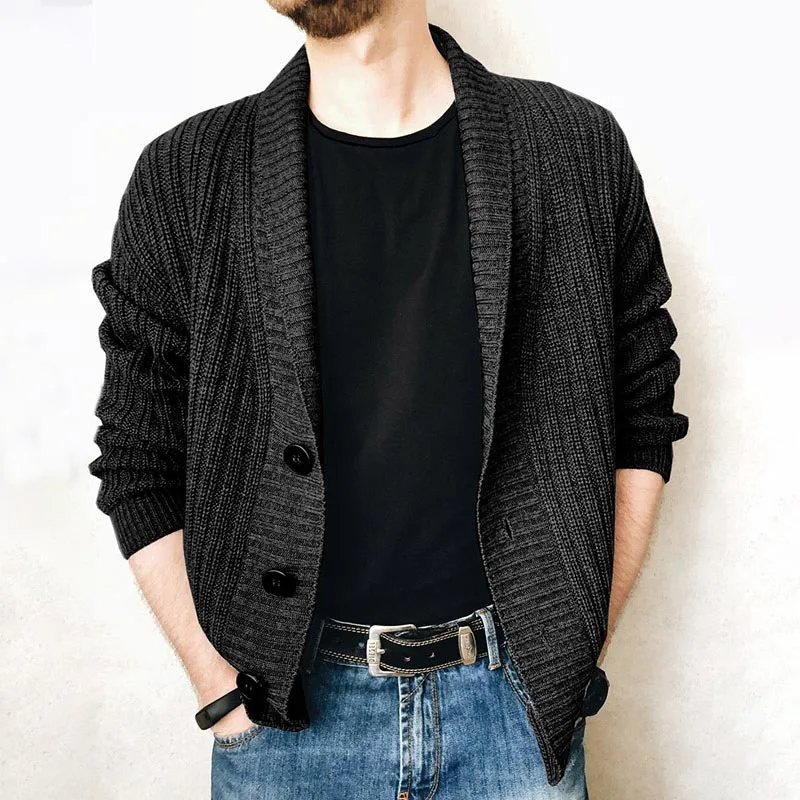 Knitted Cardigan Men Fashion Sweater Coats Mens Casual Streetwear Knit Sweater Jackets Autumn Winter Mens Cardigan Coats Full
Knitted Cardigan Men Fashion Sweater Coats Mens Casual Streetwear Knit Sweater Jackets Autumn Winter Mens Cardigan Coats Full