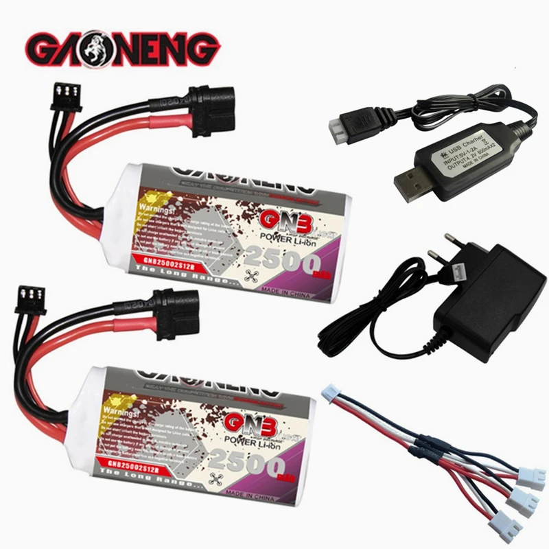 Gaoneng GNB 18650 2S 7.4V 2500mAh MAX 24C FPV Lipo Battery For FPV Drone RC Helicopter Car Boat UAV RC Parts With XT60 Plug
Gaoneng GNB 18650 2S 7.4V 2500mAh MAX 24C FPV Lipo Battery For FPV Drone RC Helicopter Car Boat UAV RC Parts With XT60 Plug