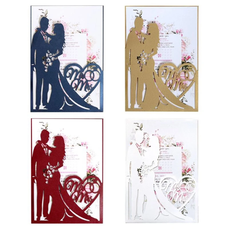 10Pcs Wedding Invitations With Bride And Groom Love Heart Mr MRS Pattern Invitation Card Greeting Card Party Decoration Supplies
10Pcs Wedding Invitations With Bride And Groom Love Heart Mr MRS Pattern Invitation Card Greeting Card Party Decoration Supplies