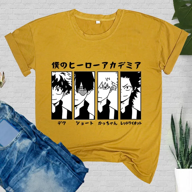 Himiko Toga Women Tees Cotton T Shirt Tops KIRISHIMA Shigaraki Purasu Urutora Kana My Hero Academia Female Summer Casual Clothes
Himiko Toga Women Tees Cotton T Shirt Tops KIRISHIMA Shigaraki Purasu Urutora Kana My Hero Academia Female Summer Casual Clothes