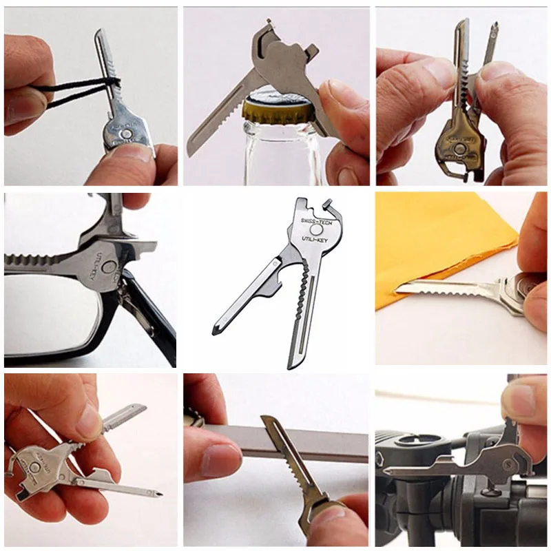 Outdoor EDC Multi-function Key chain Knife Screwdriver Bottle Opener For Self defense Camping Hiking Support Wholesale
Outdoor EDC Multi-function Key chain Knife Screwdriver Bottle Opener For Self defense Camping Hiking Support Wholesale