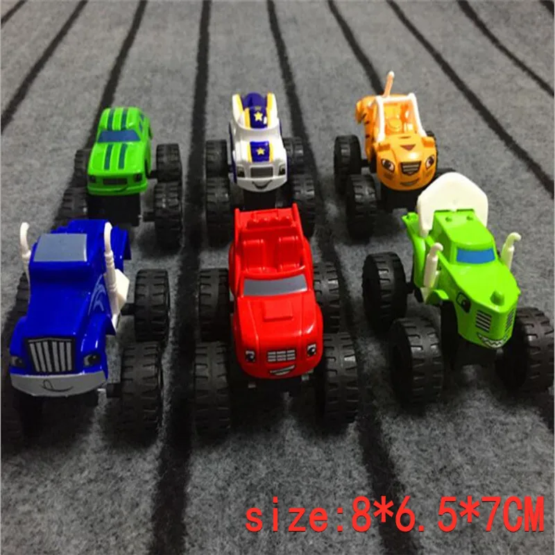 6 Pcs/Set Cartoon Pvc Car Toy Action Figure Model Anime Blaze Monster Machines Children Gifts
6 Pcs/Set Cartoon Pvc Car Toy Action Figure Model Anime Blaze Monster Machines Children Gifts