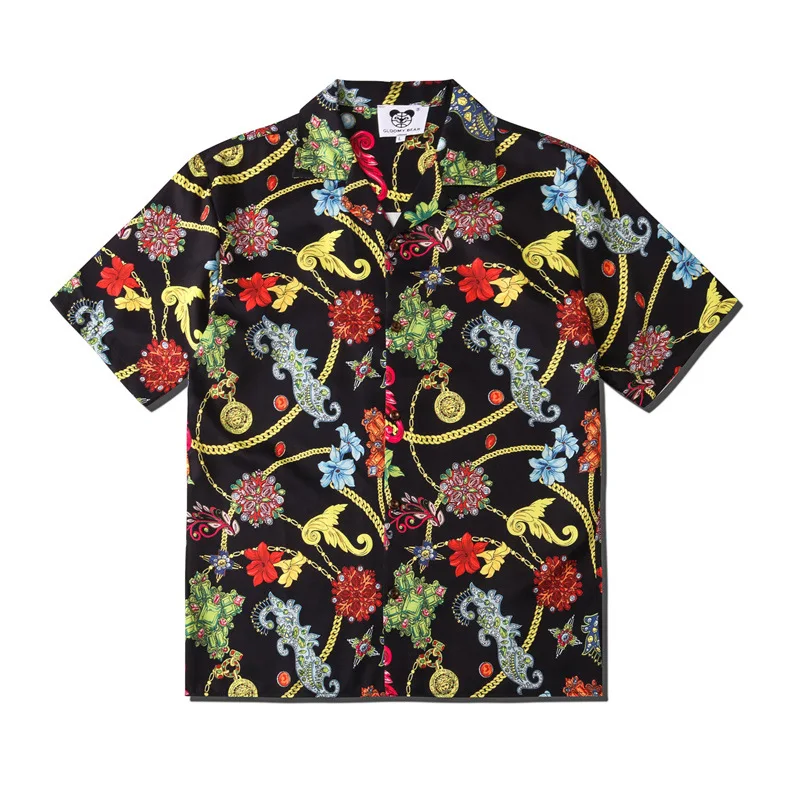 2022 Summer New Mens Flowers Print Shirt Lovers Fashion Ins Short Sleeve Cool Thin Loose Hawaiian Beach Harajuku Lapel Shirts
2022 Summer New Mens Flowers Print Shirt Lovers Fashion Ins Short Sleeve Cool Thin Loose Hawaiian Beach Harajuku Lapel Shirts