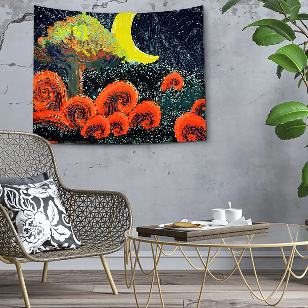 Dormitory Crafts Backdrop Office Curtain Indoor Wall Tapestry Beach Mat For Bedroom Landscape Forest Tree Home Decor Living Room 
Dormitory Crafts Backdrop Office Curtain Indoor Wall Tapestry Beach Mat For Bedroom Landscape Forest Tree Home Decor Living Room