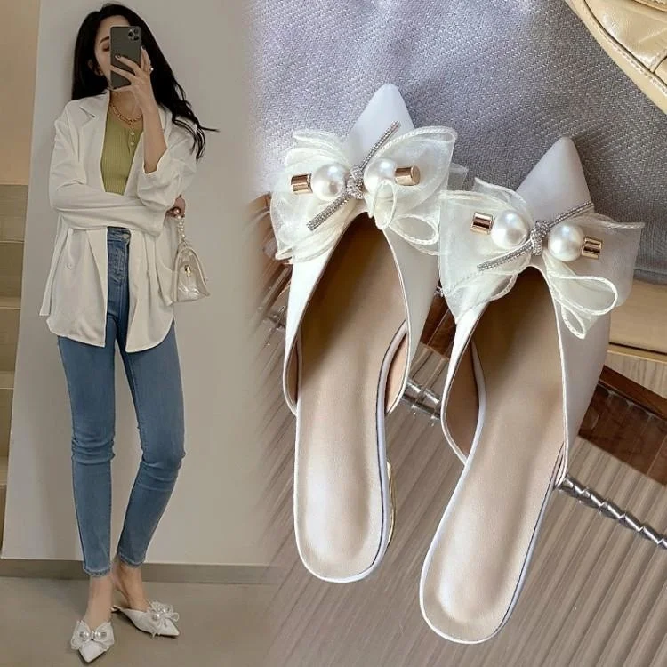 Туфли Baotou женские с бантом, заостренный носок, полутолстый каблук, низкие, весна-лето 2021
Туфли Baotou женские с бантом, заостренный носок, полутолстый каблук, низкие, весна-лето 2021