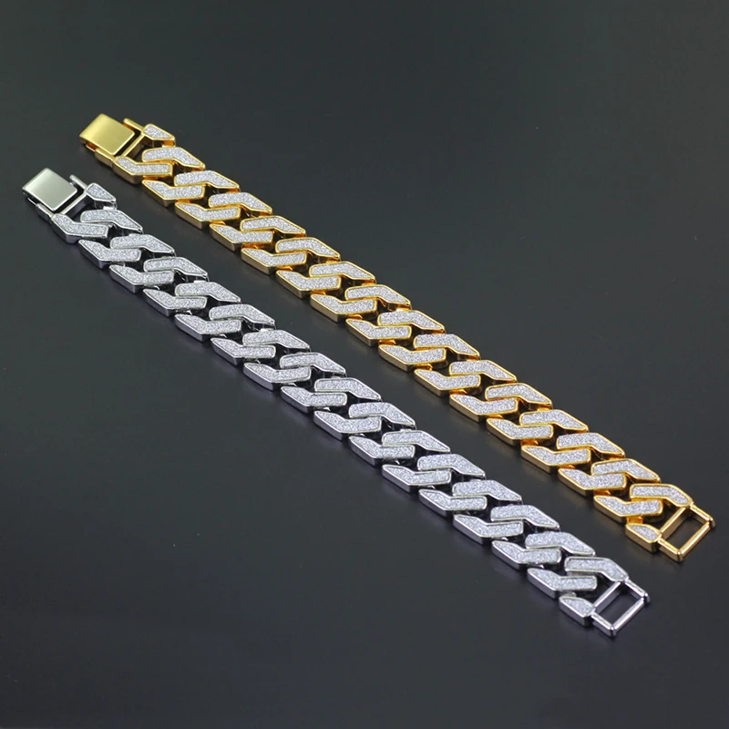 Bling Sand Blast Bracelets Miami Cuban Chain Iced Out Hip Hop Gold Tone Heavy 16mm Bracelet for Men Women Link Jewelry
Bling Sand Blast Bracelets Miami Cuban Chain Iced Out Hip Hop Gold Tone Heavy 16mm Bracelet for Men Women Link Jewelry
