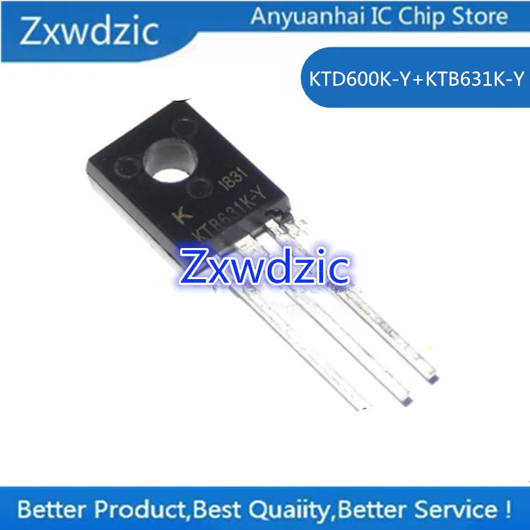 10pcs=5sets 100% new original import KTD600K-Y KTD600K KD600 D600K KTB631K-Y KTB631K KB631K B631K TO-126 audio power transistor
10pcs=5sets 100% new original import KTD600K-Y KTD600K KD600 D600K KTB631K-Y KTB631K KB631K B631K TO-126 audio power transistor