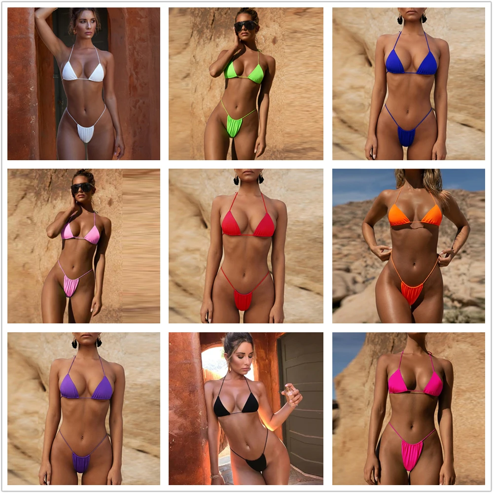 Women's Swimsuit 2022 Women's Micro Bikinis Sexy Bikini set Women Beach Swimsuit Female set Swimsuits Woman 2 pieces
Women's Swimsuit 2022 Women's Micro Bikinis Sexy Bikini set Women Beach Swimsuit Female set Swimsuits Woman 2 pieces