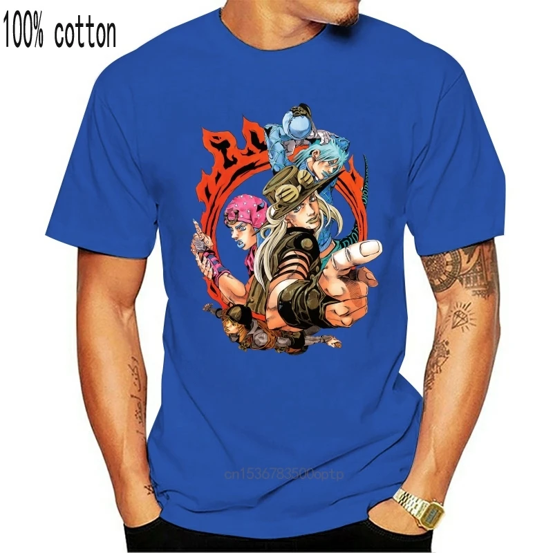 Мужская футболка с коротким рукавом JJBA Gyro Zeppeli и SBR crew Steel Ball Run Футболка женская футболка
Мужская футболка с коротким рукавом JJBA Gyro Zeppeli и SBR crew Steel Ball Run Футболка женская футболка