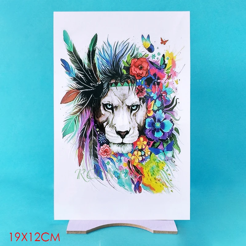 Waterproof Temporary Tattoo Sticker Tiger Animal Flower Fake Tatto Flash Tatoo Arm leg Body Art tattoos for Men Girl Women
Waterproof Temporary Tattoo Sticker Tiger Animal Flower Fake Tatto Flash Tatoo Arm leg Body Art tattoos for Men Girl Women