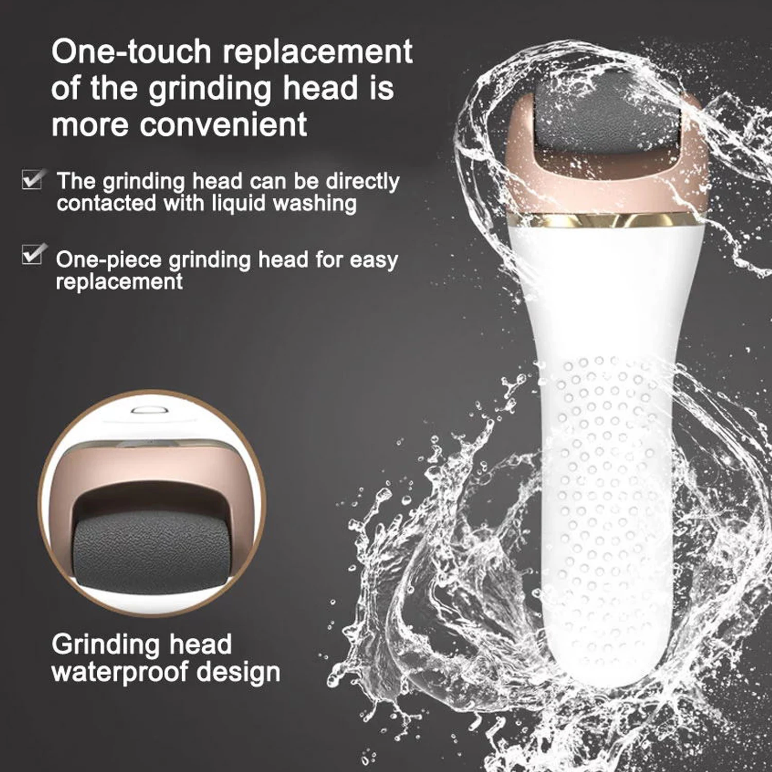 Electric Foot File Machine for Heels USB Charged Grinding Pedicure Tools Professional Foot Dead Hard Skin Callus Remover
Electric Foot File Machine for Heels USB Charged Grinding Pedicure Tools Professional Foot Dead Hard Skin Callus Remover