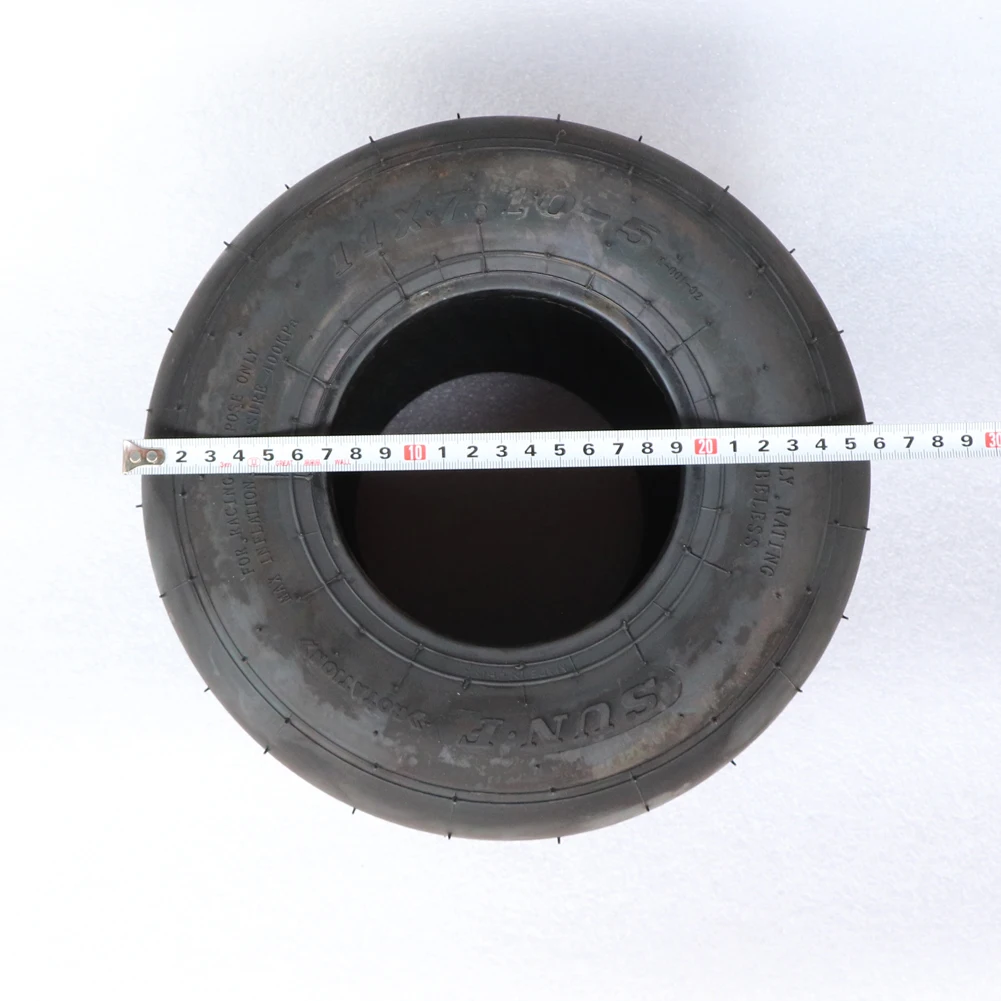 Вакуумная шина 10X4 50-5 передняя бескамерная и 11x7 10-5 задняя для картинга скутера