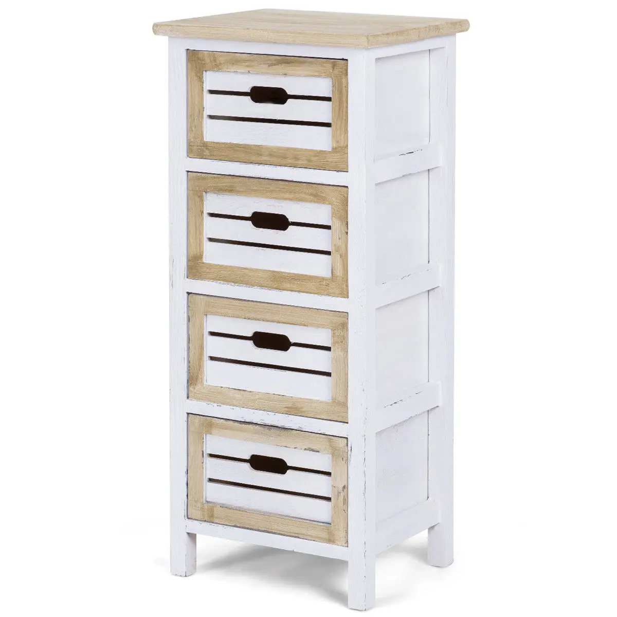 Costway 2PCS Wooden Chest Bedside Table Nightstand Cabinet Side End Table W/4 Drawer
Costway 2PCS Wooden Chest Bedside Table Nightstand Cabinet Side End Table W/4 Drawer