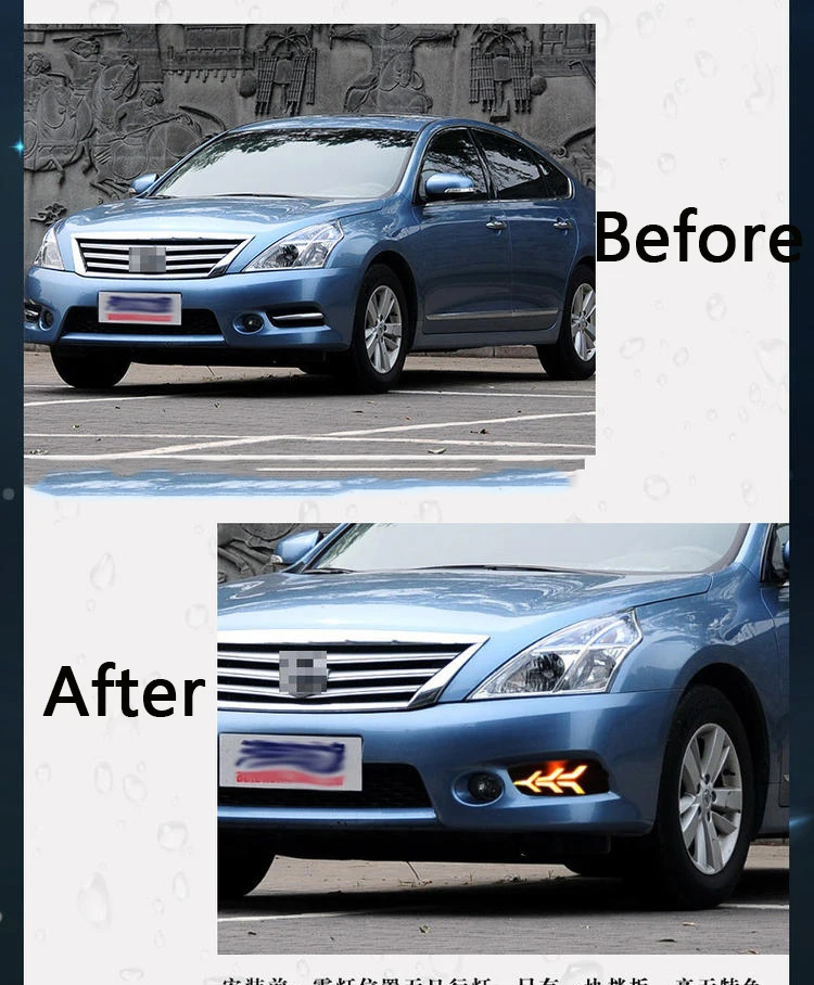ECAHAYAKU 2PCS LED DRL Daytime Running Light for Nissan Altima 2011-2012 3 colors White Daytime Light Yellow Turn Signal lamp
ECAHAYAKU 2PCS LED DRL Daytime Running Light for Nissan Altima 2011-2012 3 colors White Daytime Light Yellow Turn Signal lamp