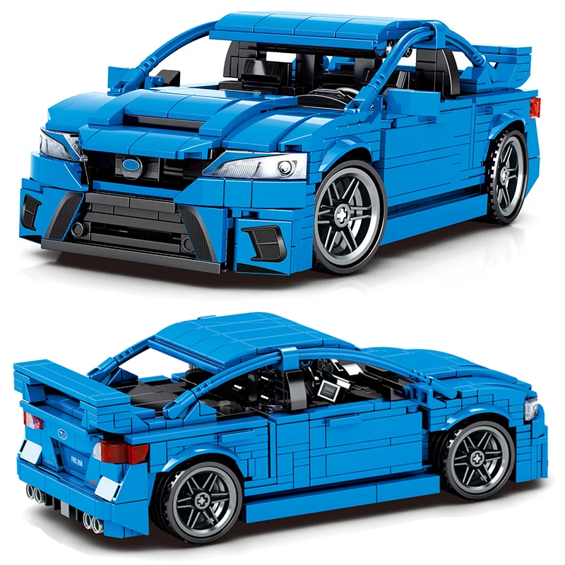 New High-Tech Super Racing Car Subarued WRX STI Model Bricks MOC Pull Back Speed Vehicle Building Blocks Boys Toys for Kids Gift
New High-Tech Super Racing Car Subarued WRX STI Model Bricks MOC Pull Back Speed Vehicle Building Blocks Boys Toys for Kids Gift