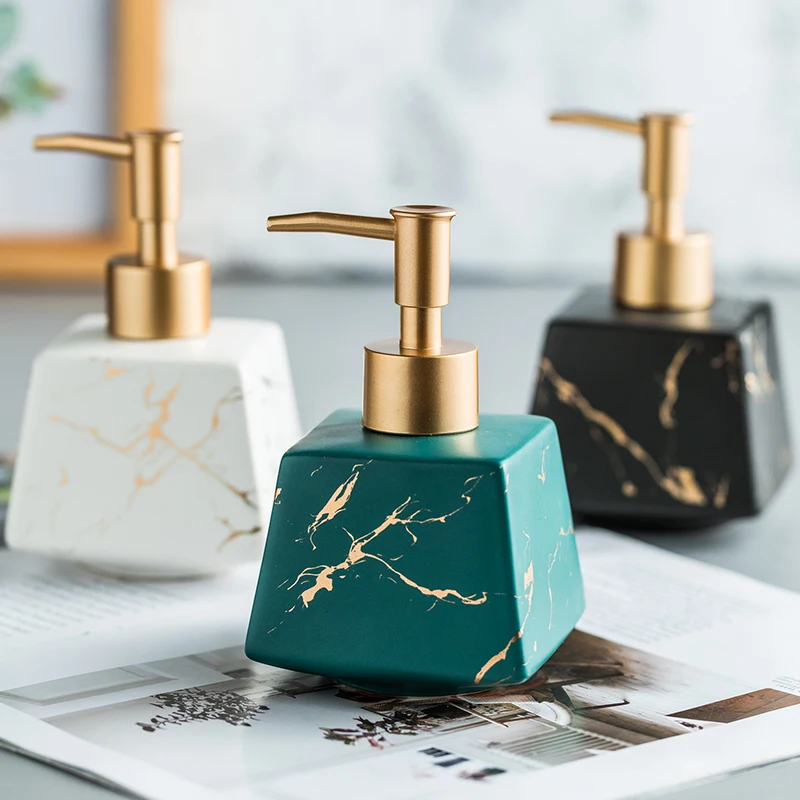 Light Luxury Ceramic Hand Sanitizer Shower Gel Shampoo Travel Bottle Lotion Pressing Bottle Model Room Bathroom Decoration
Light Luxury Ceramic Hand Sanitizer Shower Gel Shampoo Travel Bottle Lotion Pressing Bottle Model Room Bathroom Decoration