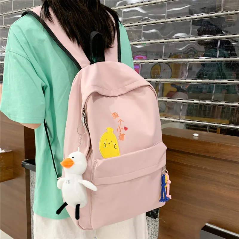 EST New Women Backpack Waterproof Nylon Kawaii Cartoon Shoulders Bagpack Large Capacity Girls Schoolbag Female Book Students bag
EST New Women Backpack Waterproof Nylon Kawaii Cartoon Shoulders Bagpack Large Capacity Girls Schoolbag Female Book Students bag