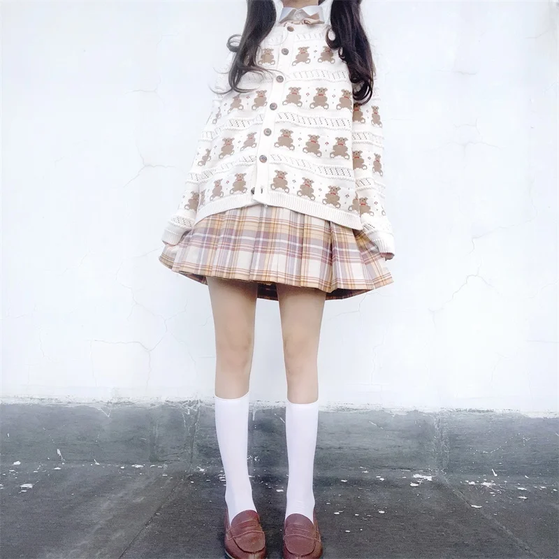 Japanese Sweet Harajuku Cute Knit Cardigan Women Sweater Spring Cartoon Printed Loose Kawaii Oversize Ladies Sweaters Mujer
Japanese Sweet Harajuku Cute Knit Cardigan Women Sweater Spring Cartoon Printed Loose Kawaii Oversize Ladies Sweaters Mujer