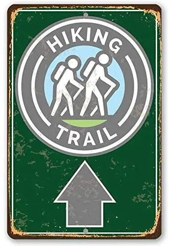Tin Metal Sign Hiking Trail Vintage Metal Pub Club Cafe bar Home Wall Art Decoration Poster Retro 12x8 Inch
Tin Metal Sign Hiking Trail Vintage Metal Pub Club Cafe bar Home Wall Art Decoration Poster Retro 12x8 Inch