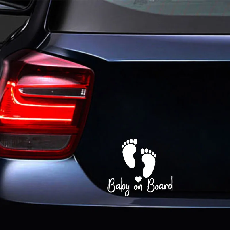 Car Sticker Funny Footprint of Baby on Car Warning Sign PVC Waterproof Sun Protection Decal Black/Silver 12.7cm * 11.2cm 
Car Sticker Funny Footprint of Baby on Car Warning Sign PVC Waterproof Sun Protection Decal Black/Silver 12.7cm * 11.2cm