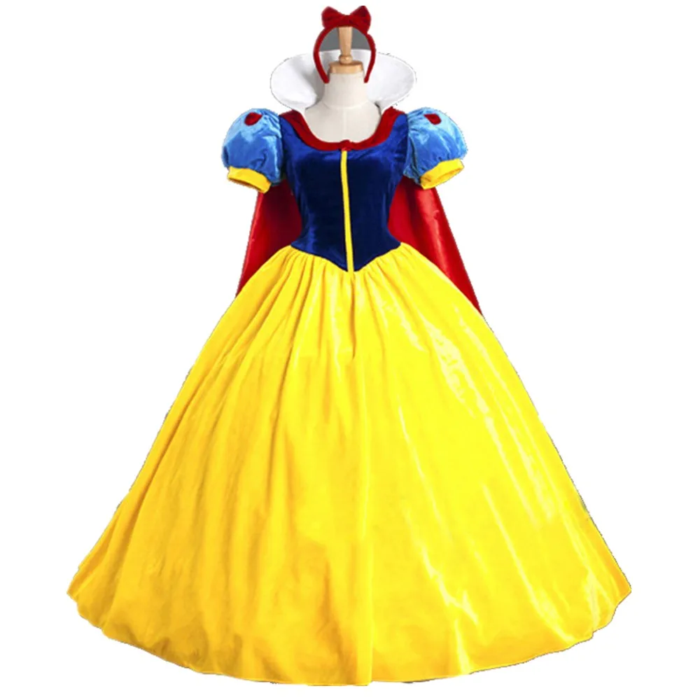 Halloween Adult Cartoon Snow White Princess Cosplay Costume Holiday Party Fantasia Christmas Wear Fancy Dress
Halloween Adult Cartoon Snow White Princess Cosplay Costume Holiday Party Fantasia Christmas Wear Fancy Dress