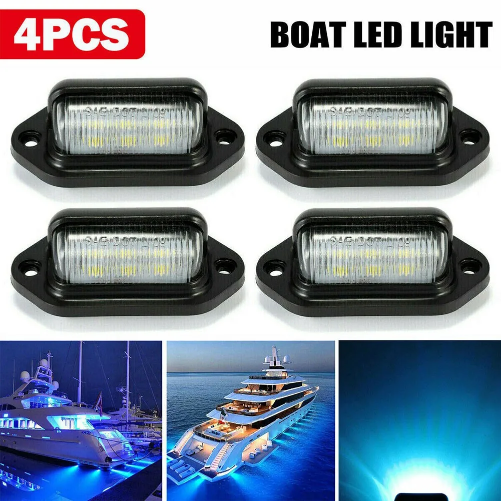 4pcs Car Lights Equippments ICE BLUE LED Light 2 Wires 6000K For Truck Van RV Boat Step Courtesy Stern Transom Lights Parts
4pcs Car Lights Equippments ICE BLUE LED Light 2 Wires 6000K For Truck Van RV Boat Step Courtesy Stern Transom Lights Parts