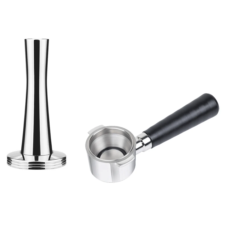 Coffee Bottomless Portafilter and Tamper for Delonghi ECP31.21 Filter 51MM Stainless Steel Replace Coffee Accessories
Coffee Bottomless Portafilter and Tamper for Delonghi ECP31.21 Filter 51MM Stainless Steel Replace Coffee Accessories