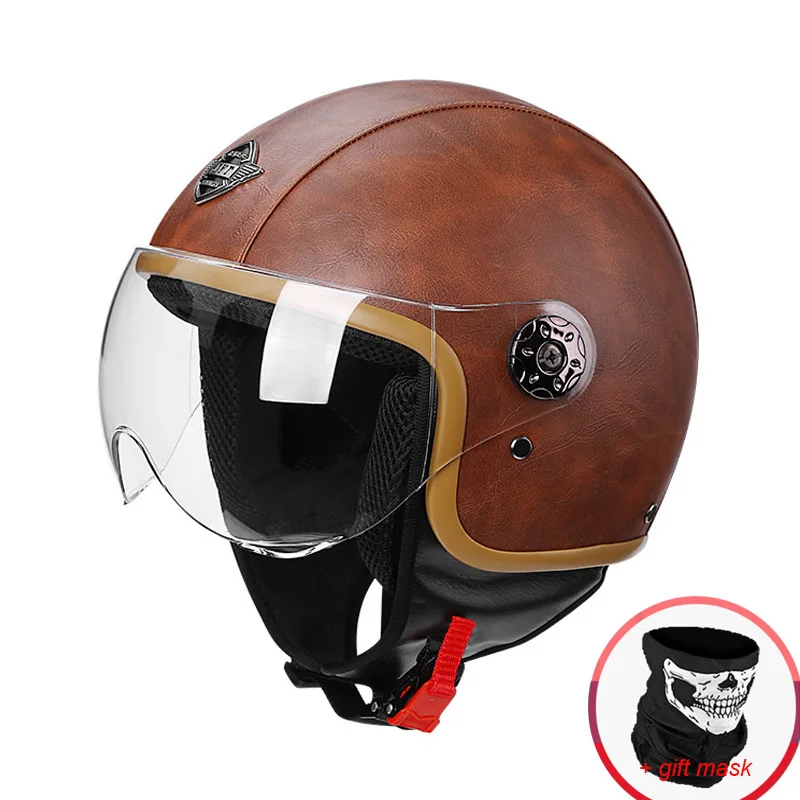 Motorcycle 3/4 Helmet Vehicle Retro Men And Women Four Seasons General Half Helmet Motorcycle Riding Helmet
Motorcycle 3/4 Helmet Vehicle Retro Men And Women Four Seasons General Half Helmet Motorcycle Riding Helmet