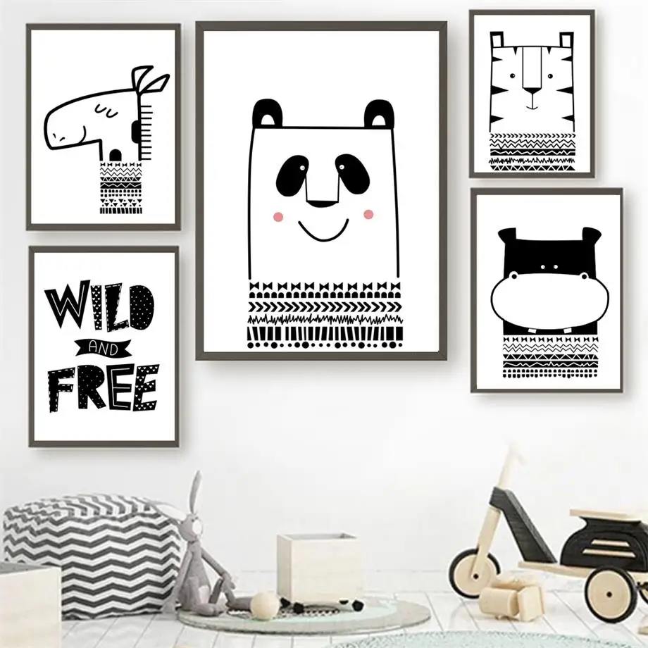 Cartoon Deer Panda Tiger Hippo Numeral Wall Art Canvas Painting Nordic Posters And Prints Wall Pictures Kids Room Nursery Decor
Cartoon Deer Panda Tiger Hippo Numeral Wall Art Canvas Painting Nordic Posters And Prints Wall Pictures Kids Room Nursery Decor