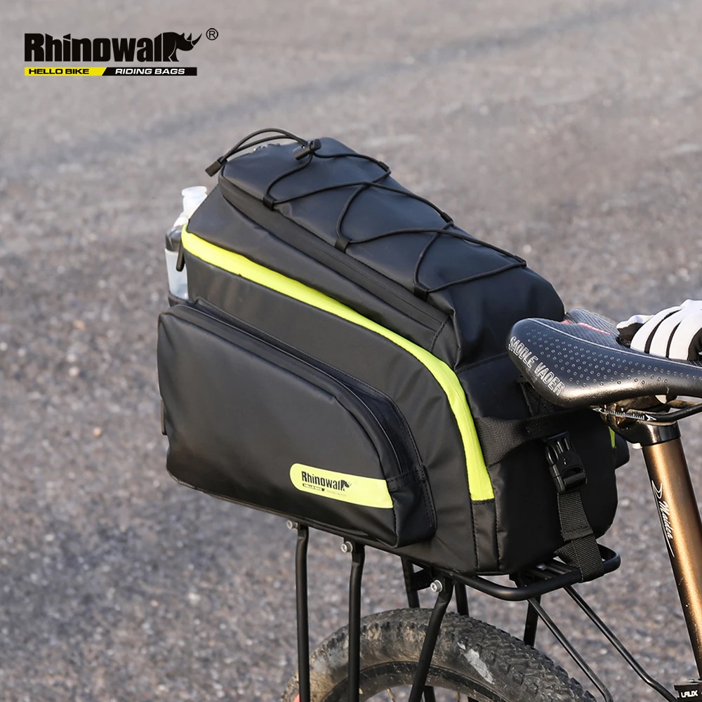 

RHINOWALK New Bicycle Bags Mountain Bike Saddle Rack Trunk Bags Travel Cycling Luggage Carrier 17L Camera Handbag Waterproof