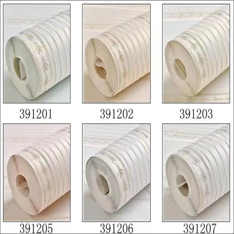 Обои обои в европейском стиле Papel De Pared домашний декор полосатые Дамасские 3D