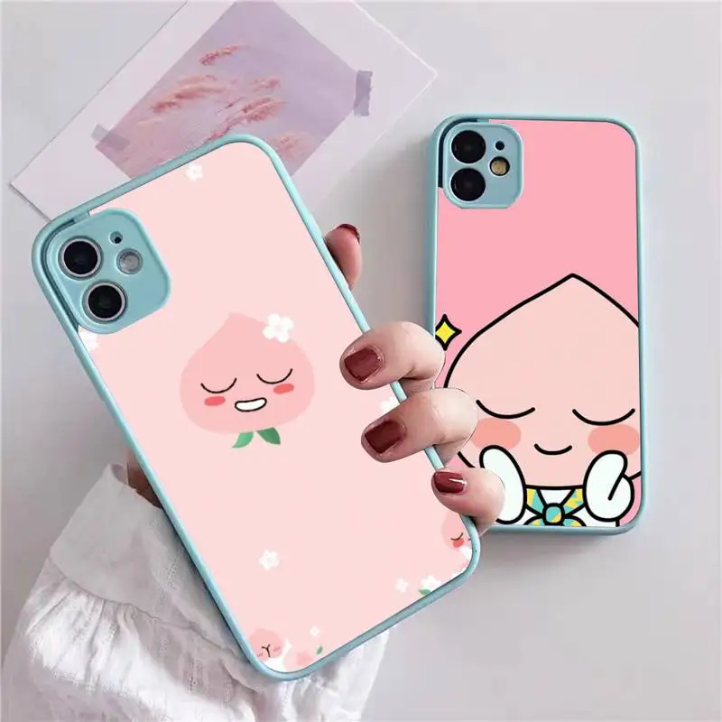 Prime Lovely Apeach Cacao Friend Phone Case For iphone 13 12 11 xr xs x 7 8 pro max Light blue Soft TPU Silicone Clear Case
Prime Lovely Apeach Cacao Friend Phone Case For iphone 13 12 11 xr xs x 7 8 pro max Light blue Soft TPU Silicone Clear Case