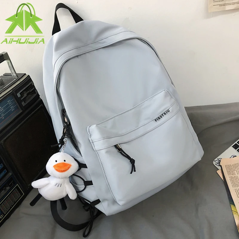 Fashion Unisex Multifunction Solid Color Backpack High Capacity Student School Bags New Nylon Casual Travel Women Shoulder Bag
Fashion Unisex Multifunction Solid Color Backpack High Capacity Student School Bags New Nylon Casual Travel Women Shoulder Bag