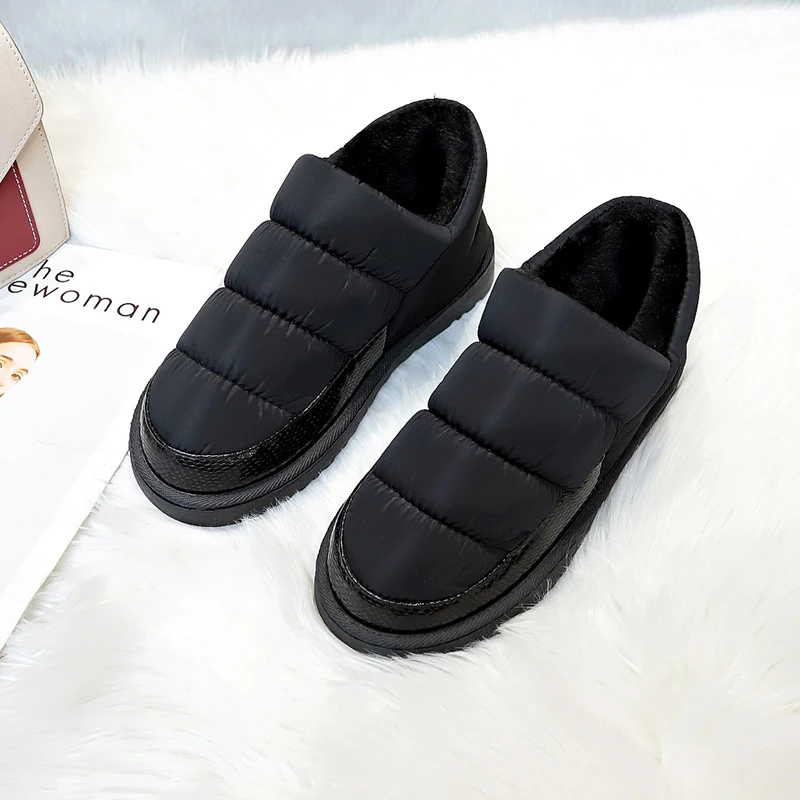 2021 Winter New Women's Cotton Boots Solid Color Round-toe Flat Boots Comfortable and Lightweight Outdoor Non-slip Leisure Boots
2021 Winter New Women's Cotton Boots Solid Color Round-toe Flat Boots Comfortable and Lightweight Outdoor Non-slip Leisure Boots