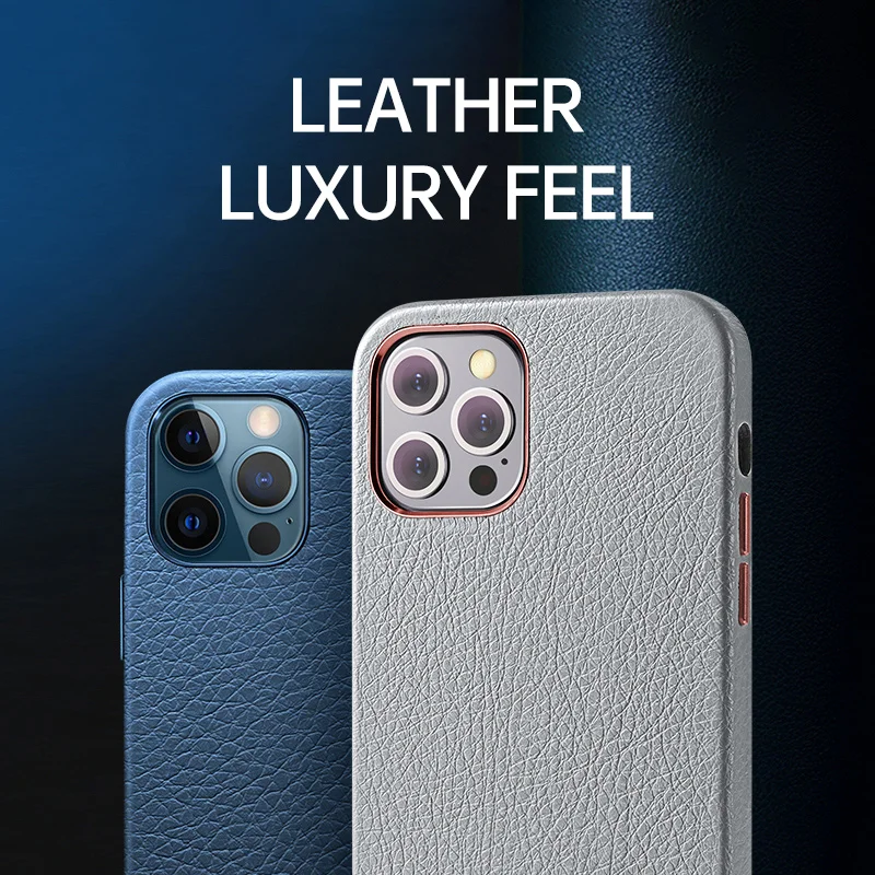 SanCore Genuine Leather For iPhone 12 12 Pro 12 Pro Max Case 12mini Case All inclusive drop proof mobile phone case
SanCore Genuine Leather For iPhone 12 12 Pro 12 Pro Max Case 12mini Case All inclusive drop proof mobile phone case